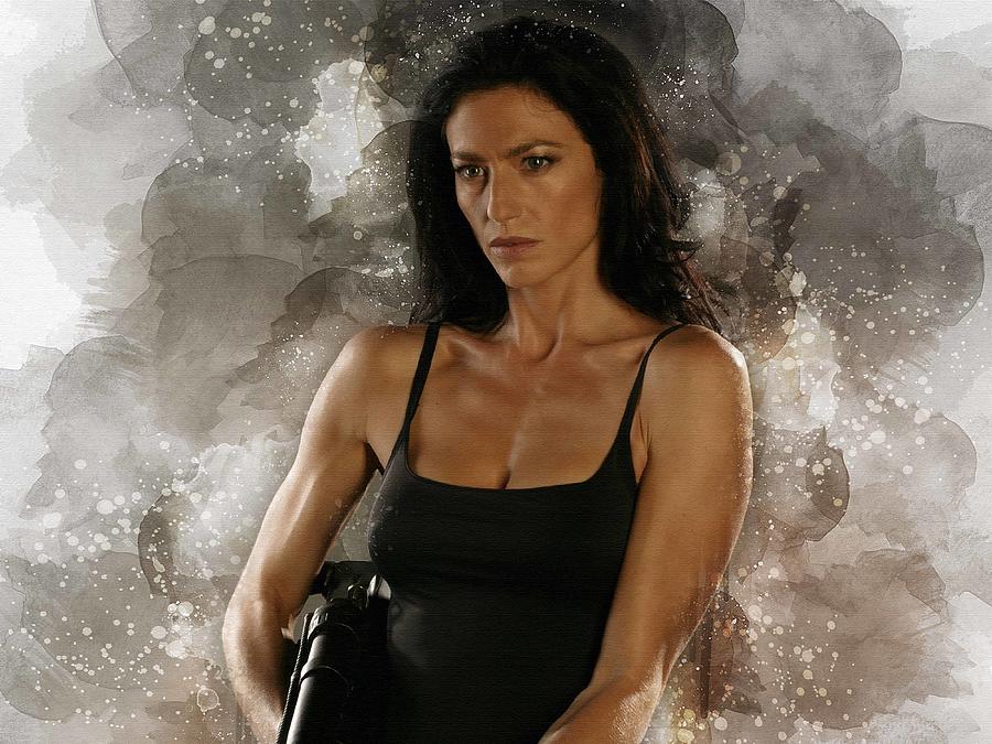 Tv Show Farscape Claudia Black Aeryn Sun Digital Art By Rhett Salin