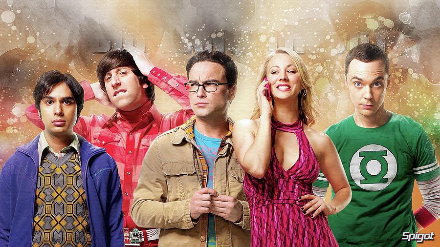 Tv Show The Big Bang Theory Cast Penny Kunal Nayyar Raj Koothrappali Simon Helberg Howard