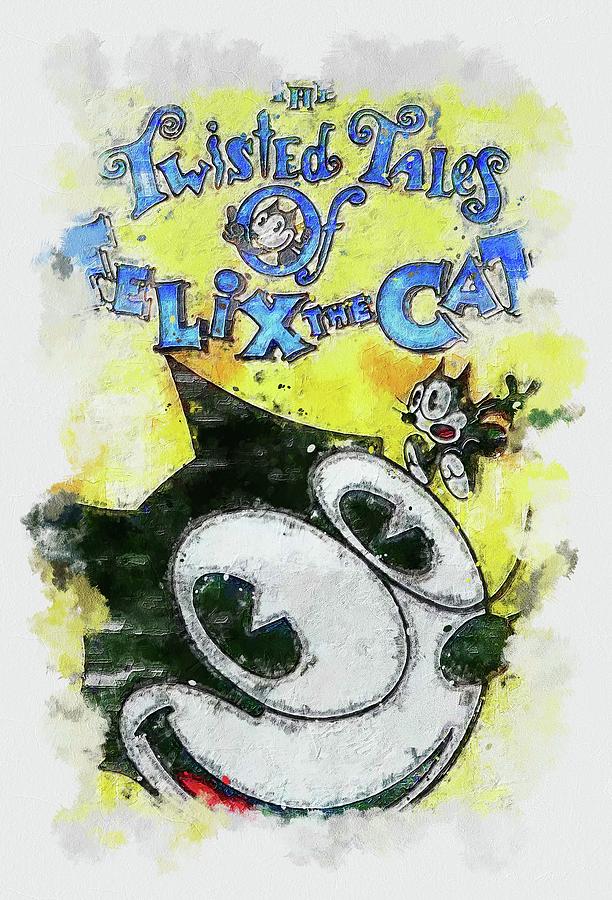 TV Show The Twisted Tales Of Felix The Cat Art Digital Art By Garett