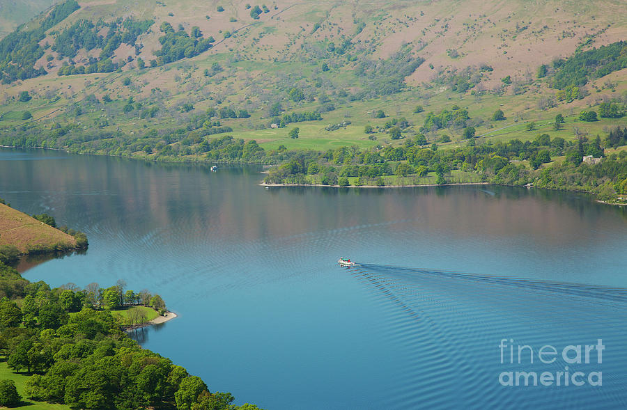 Ullswater Steamer Lake District Photograph By Chris Barnard Fine Art