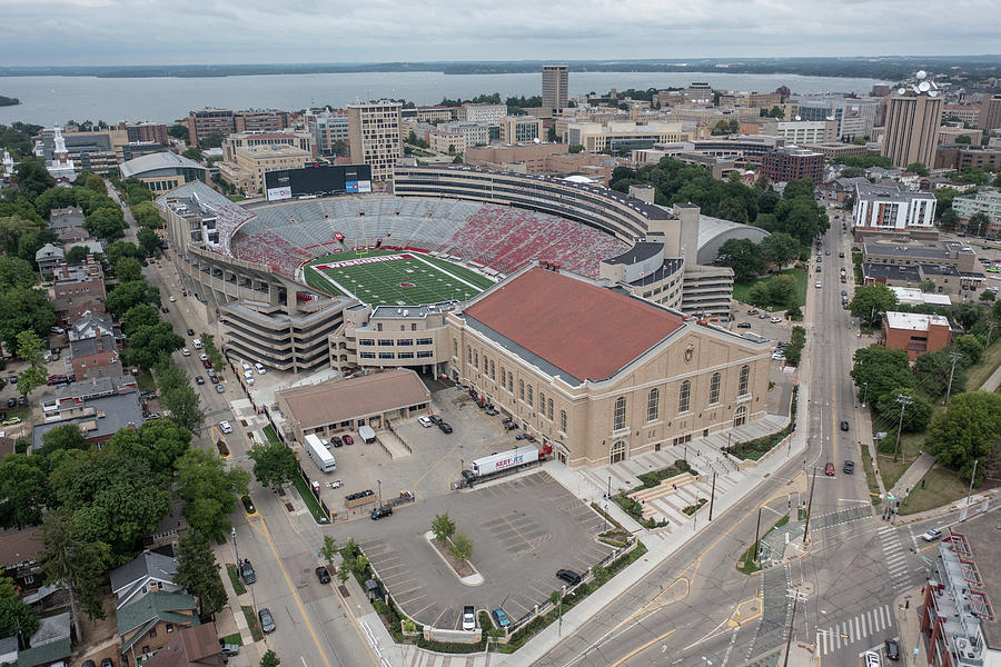 Univeristy Of Wisconsin Camp Randall Stadium Photograph By John Mcgraw