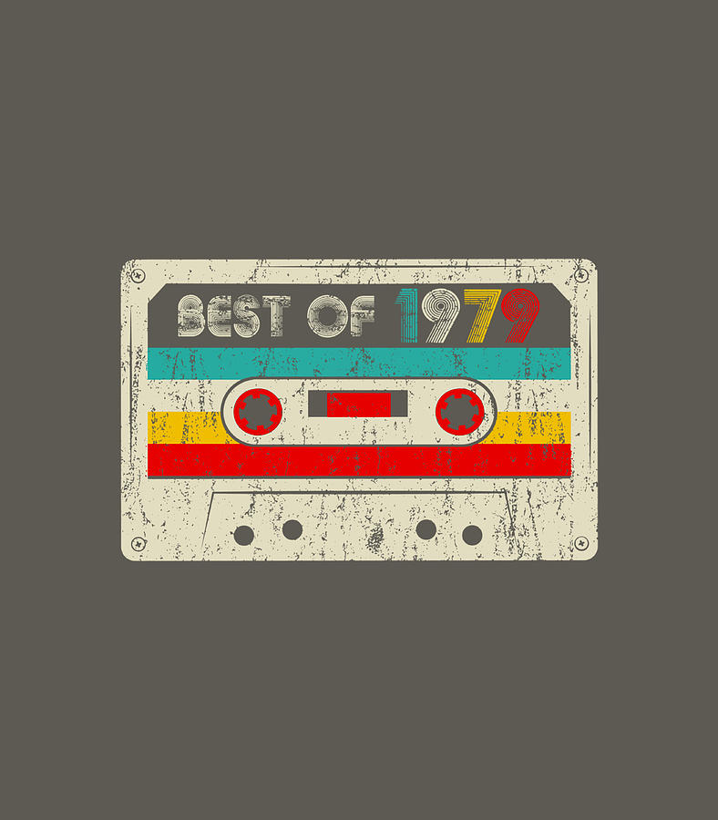 Vintage Best Of 1979 Retro Cassette Tape Digital Art By Guravi RubyRa