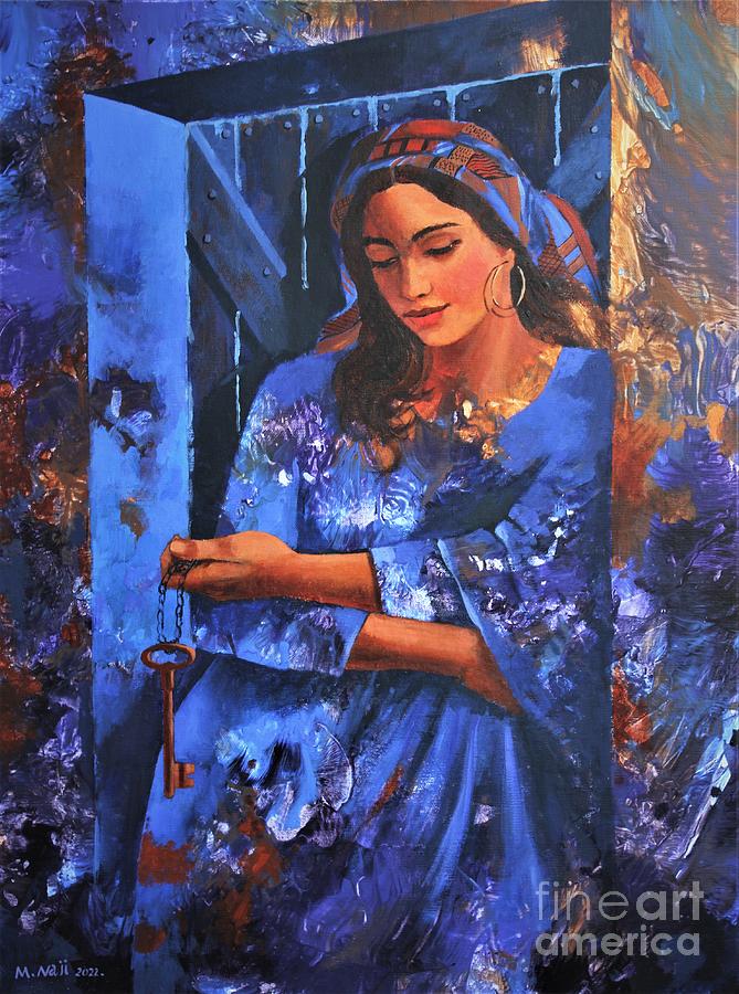 Waiting 1 Painting By Maher Irina Naji Fine Art America