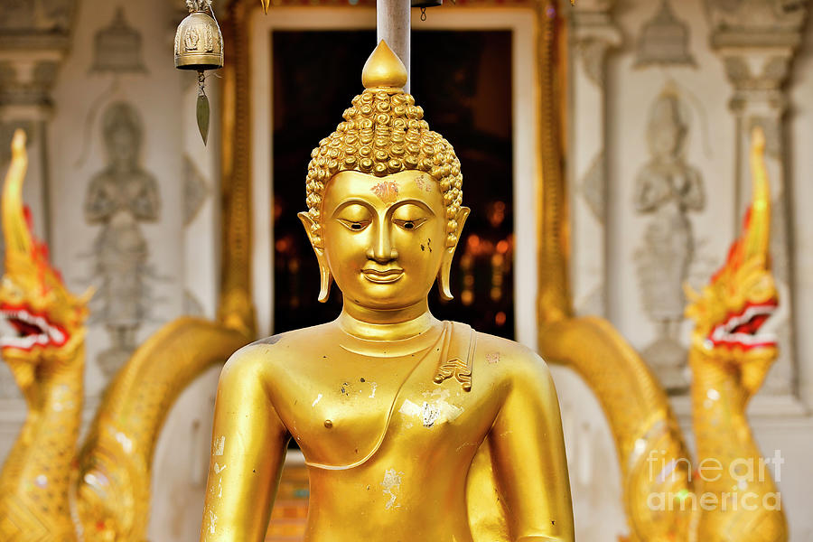 Wat Phra Singh Thai Buddhist Temple Chaing Mai Thailand Photograph By