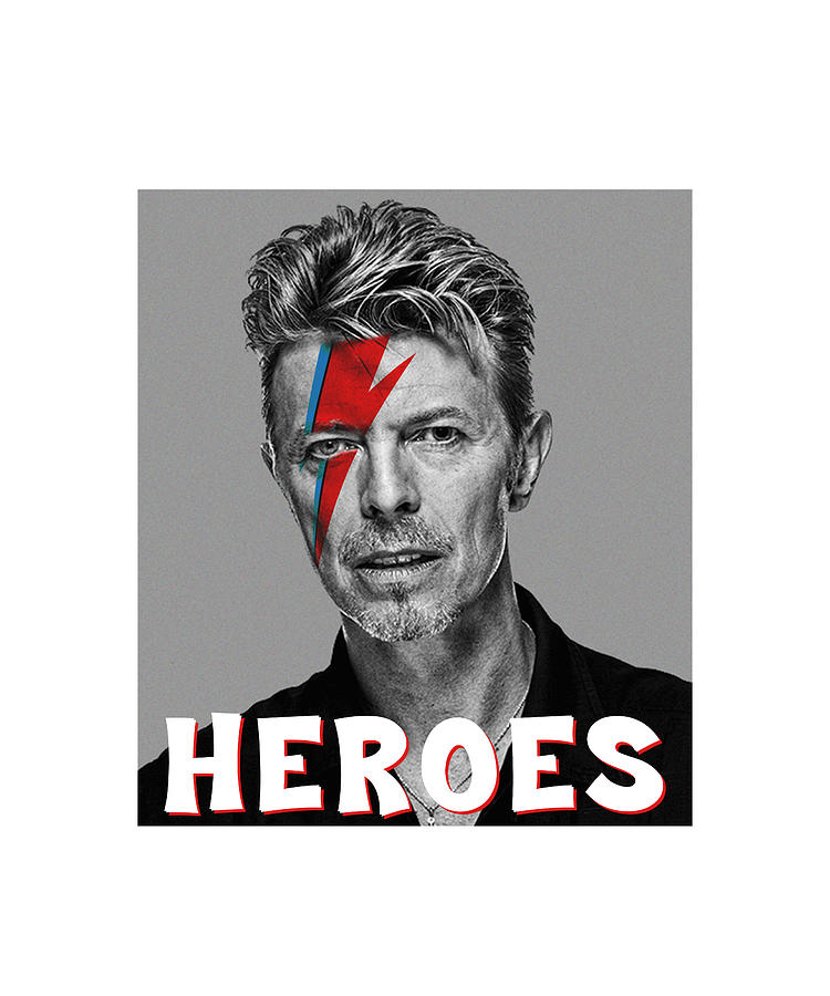 We Can Be Heroes David Bowie Digital Art By Cynthia Pottorff Fine Art