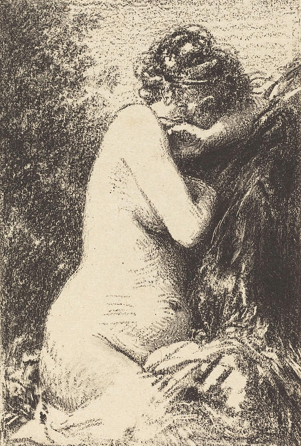 Weeper Study Of A Nude Woman Drawing By Henri Fantin Latour Pixels