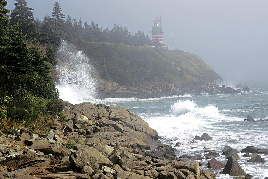 West Quoody Head Light Photograph By Jerry Gantar Fine Art America