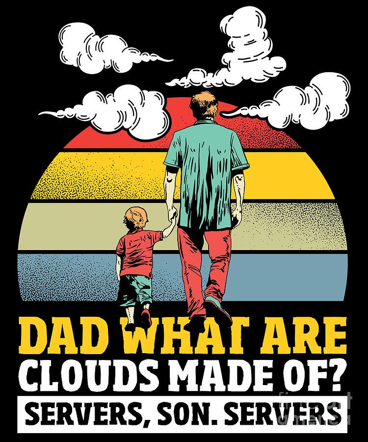 What Are Clouds Made Of Programming Programmer Digital Art By