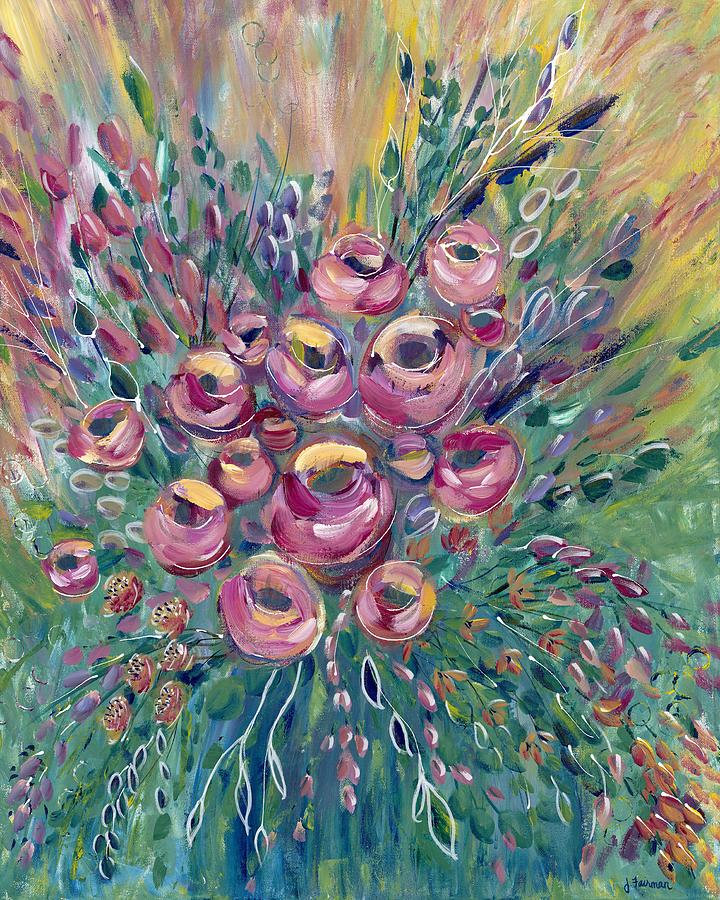 Whimsical Bouquet Painting By Jenell Fairman Fine Art America