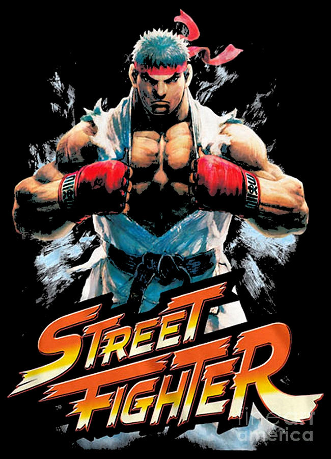 Winner Ryu Street Fighter Digital Art By Aurelie Rippin Fine Art America