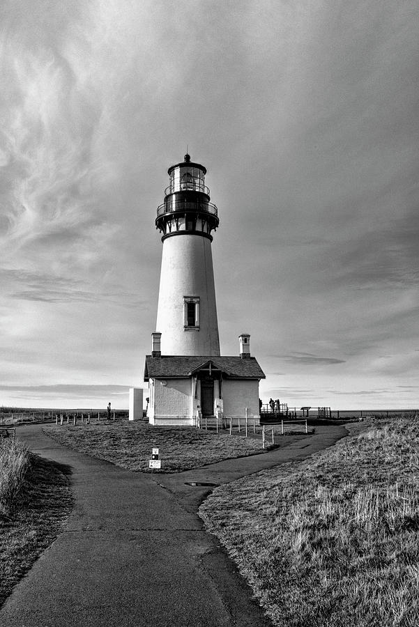 Yaquinahead Lighthouse Monochrome Photograph By Brenton Cooper Fine