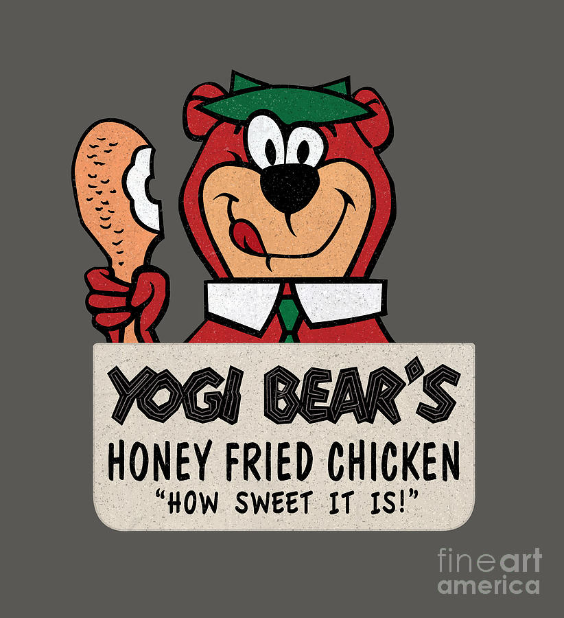 Yogi Bear S Honey Fried Chicken Digital Art By Glen Evans Fine Art