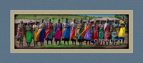 Joel Leslie - Maasai Colorful Dress Print Joel Leslie - Maasai Colorful Dress Print
