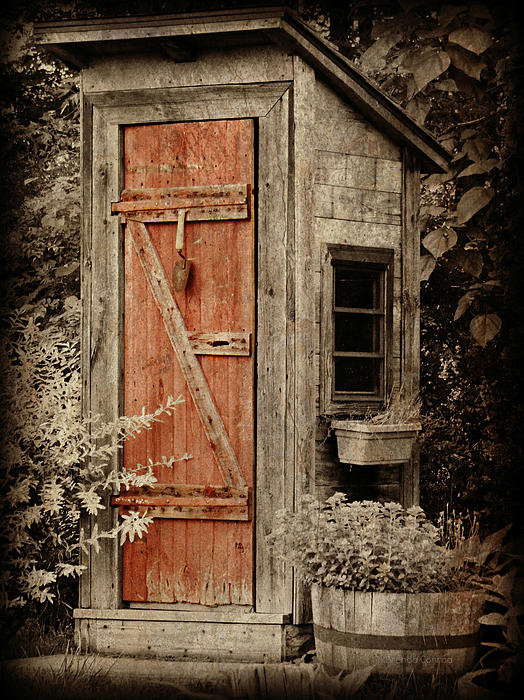 Brenda Conrad - Luxury Outhouse Print Brenda Conrad - Luxury Outhouse Print