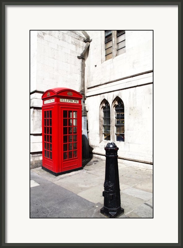 Sharon Popek - London Telephone Box Print Sharon Popek - London Telephone Box Print