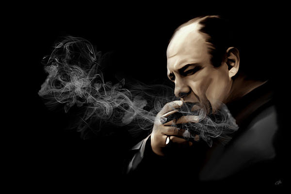 Laurence Adamson - Tony Soprano Print Laurence Adamson - Tony Soprano Print