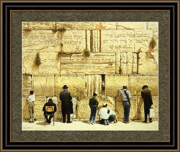 Graham Braddock - The Western Wall Jerusal... Print Graham Braddock - The Western Wall Jerusal... Print