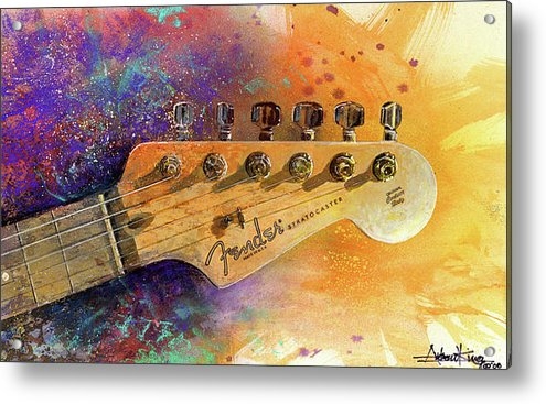 Andrew King - Fender Head Print Andrew King - Fender Head Print