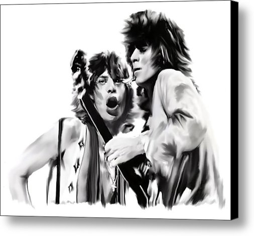 Iconic Images Art Gallery David Pucciarelli - Exile Mick Jagger and Ke... Print Iconic Images Art Gallery David Pucciarelli - Exile Mick Jagger and Ke... Print