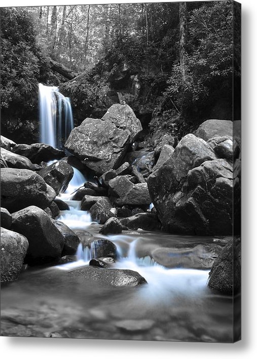 Frozen in Time Fine Art Photography - Grotto Falls Print Frozen in Time Fine Art Photography - Grotto Falls Print