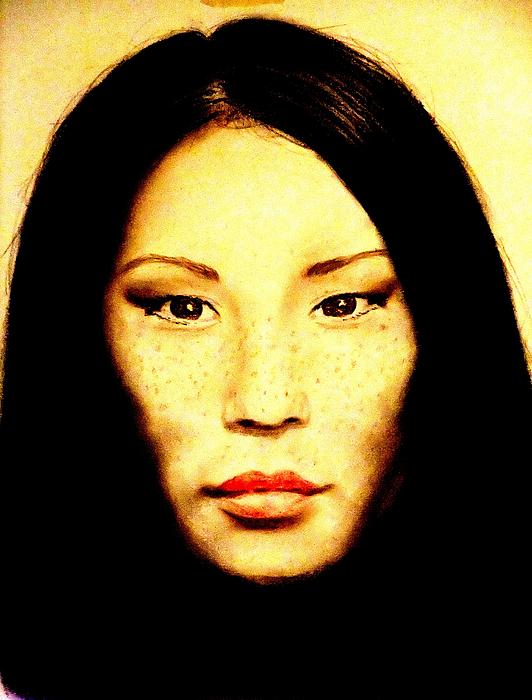 Jim Fitzpatrick - Freckle Faced Beauty Lucy Liu 