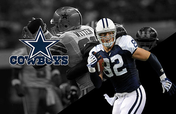 Jason Witten Cowboys Poster by Joe Hamilton - Fine Art America