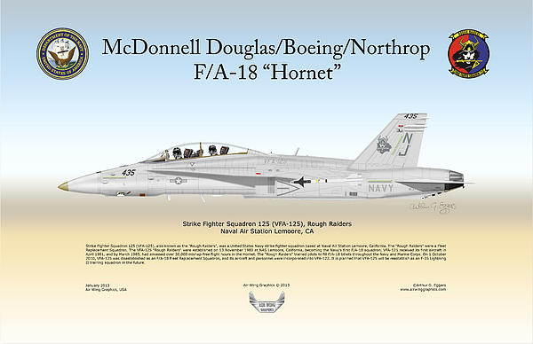 Arthur Eggers - McDonnell Douglas Boeing Northrop FA-18 Hornet