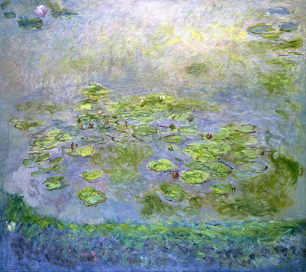 Claude Monet Painting Tote Bag - Water Lilies