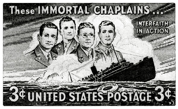 Historic Image - 1948 Immortal Chaplains Stamp