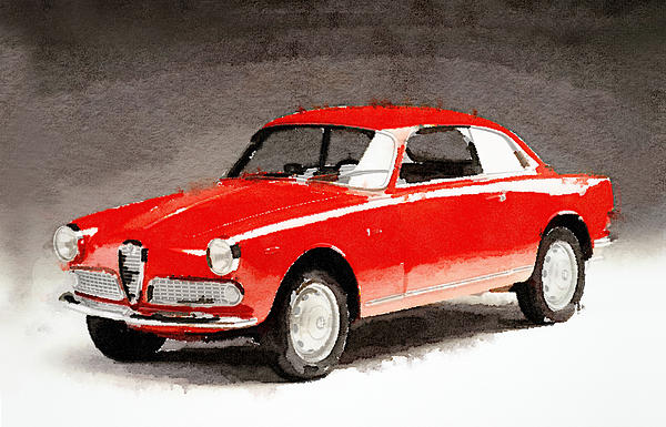 Postkarte Oldtimer > Alfa Romeo Giulietta < 