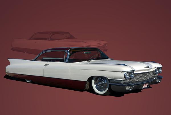 1960 Cadillac Coupe DeVille Low Rider Jigsaw Puzzle by Tim