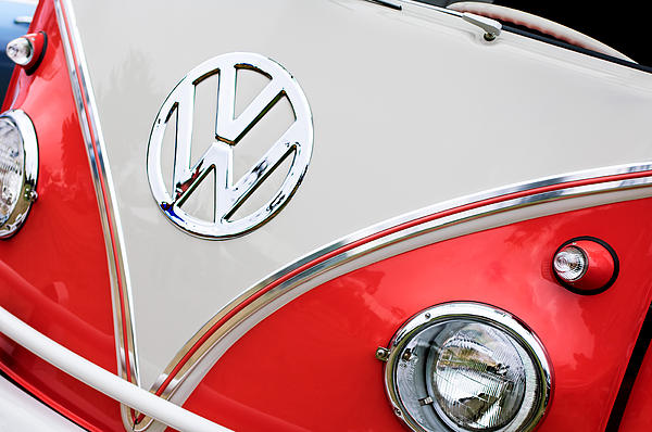 Volkswagen VW Emblem -077vw Jigsaw Puzzle by Jill Reger - Pixels