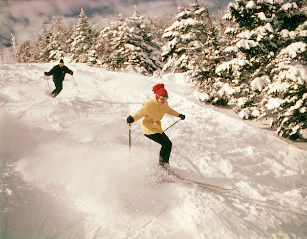 Vintage Sticker White Stag Skiing 1960's 1970"s    $5.99 each sticker 