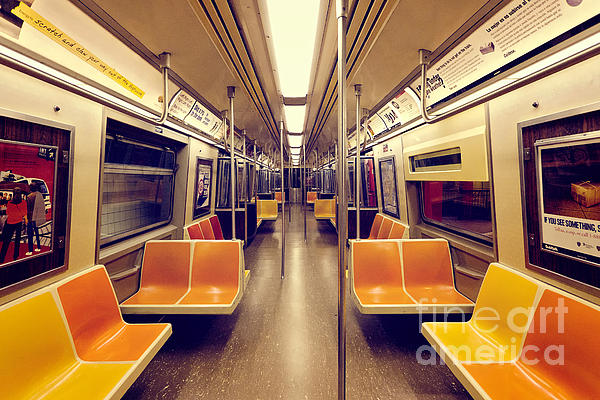 Katherine Gendreau - 1970s NYC Subway Train