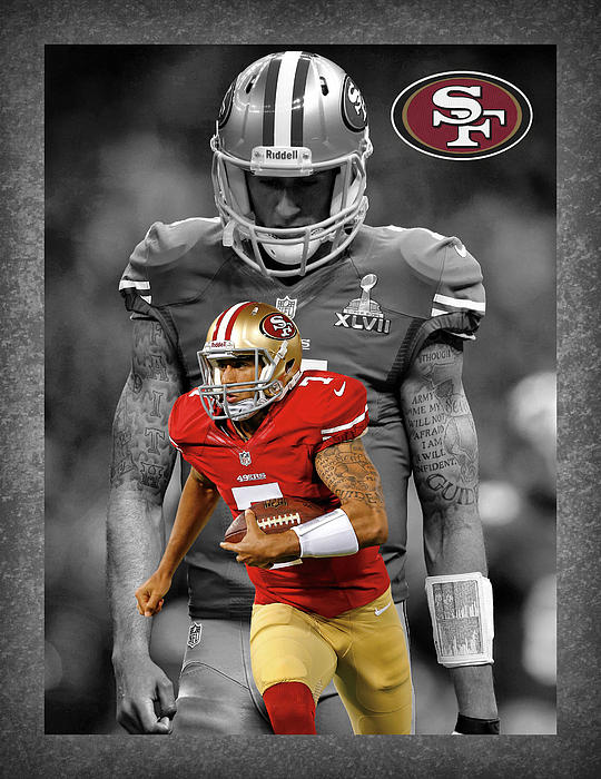 Colin Kaepernick Poster Print Canvas Wrap Print Wall Art 