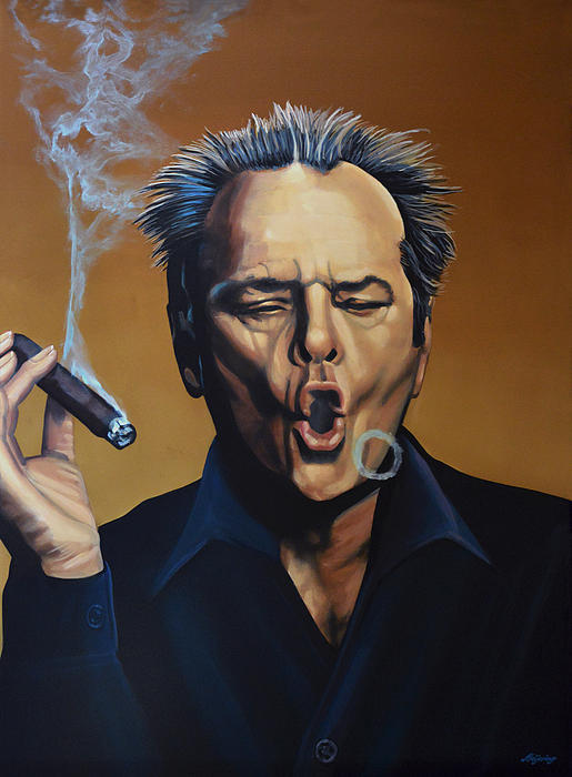 Paul Meijering - Jack Nicholson Painting