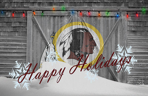 Washington Redskins Greeting Card by Joe Hamilton