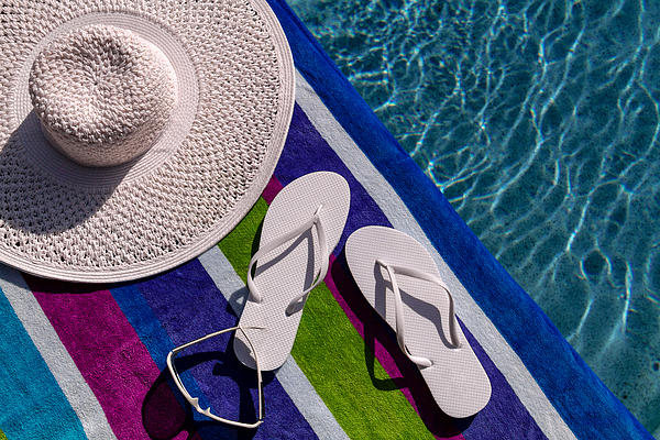 Pool Pillow flip flops