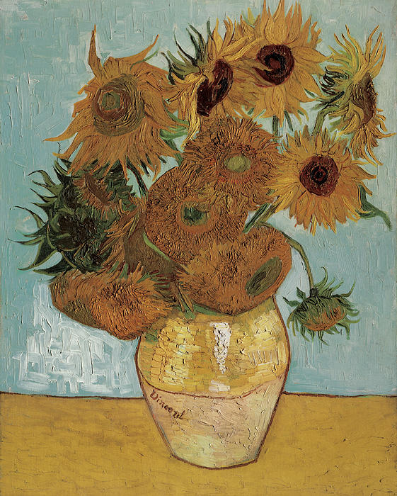 Sunflowers Greeting Card for Sale by Vincent Van Gogh