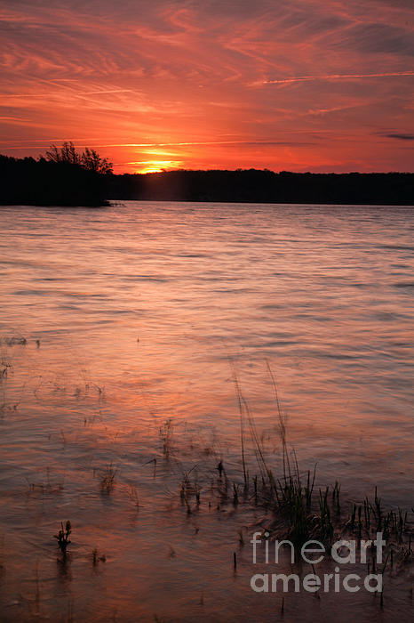 Iris Greenwell - Sunrise at the Arbuckle Lake
