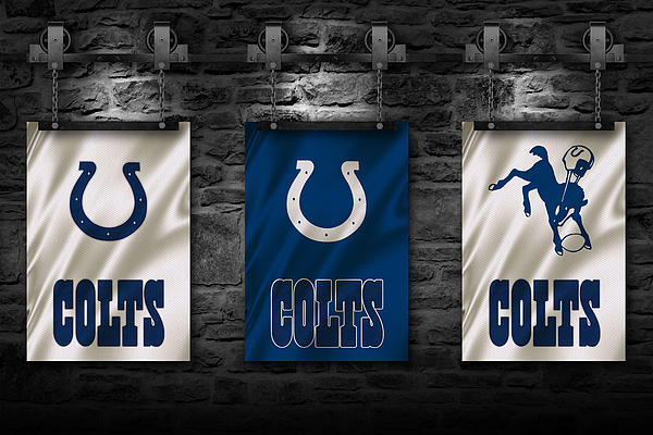 Baltimore Colts Vintage Program T-Shirt by Joe Hamilton - Pixels