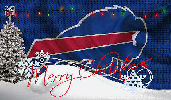 Buffalo Bills “Merry Christmas” Cards – Digital Design – Sports