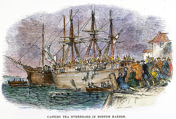 The Boston Tea Party, 1773 by Granger