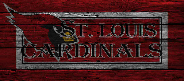 St Louis Cardinals Long Sleeve T-Shirt by Joe Hamilton - Pixels