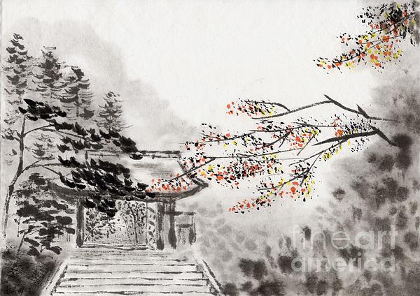 Indian Summer - Japanese Painting