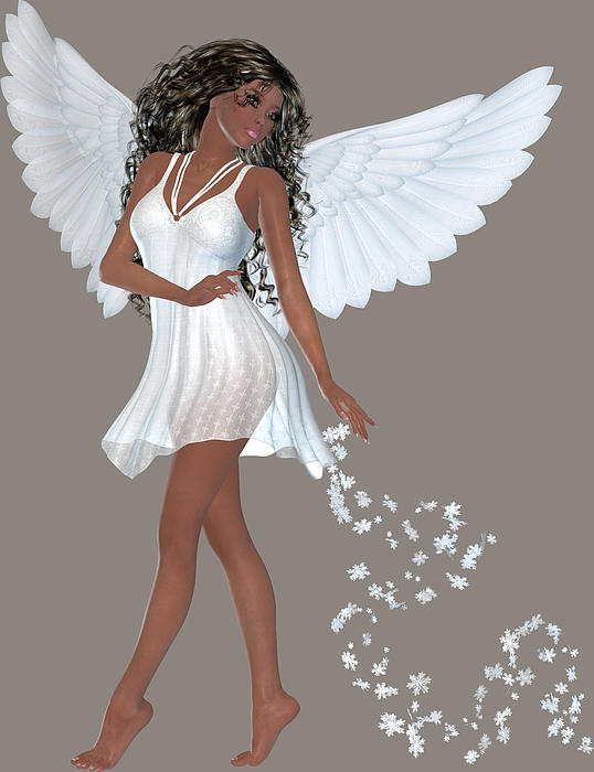 African American Angel Girl Greeting Card for Sale by Marcella