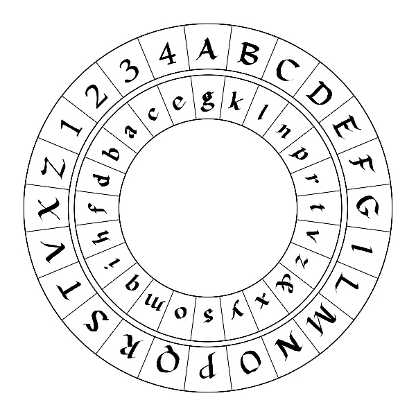 Alberti Cipher Disc Greeting Card for Sale by Science Photo Library