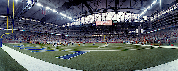 Detroit Lions Panoramic Poster - Ford Field