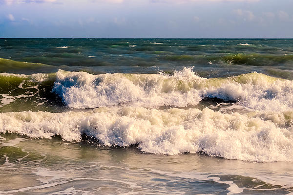 Atlantic Ocean Waves by Zina Stromberg