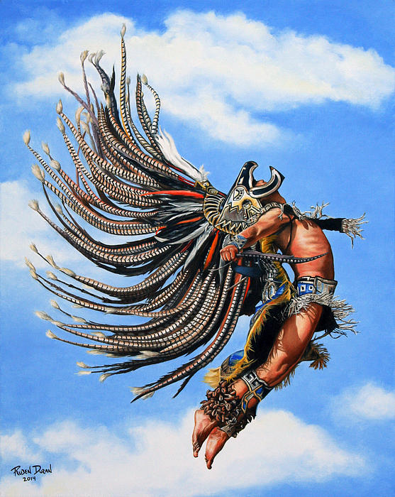 Ruben Duran - Aztec Warrior
